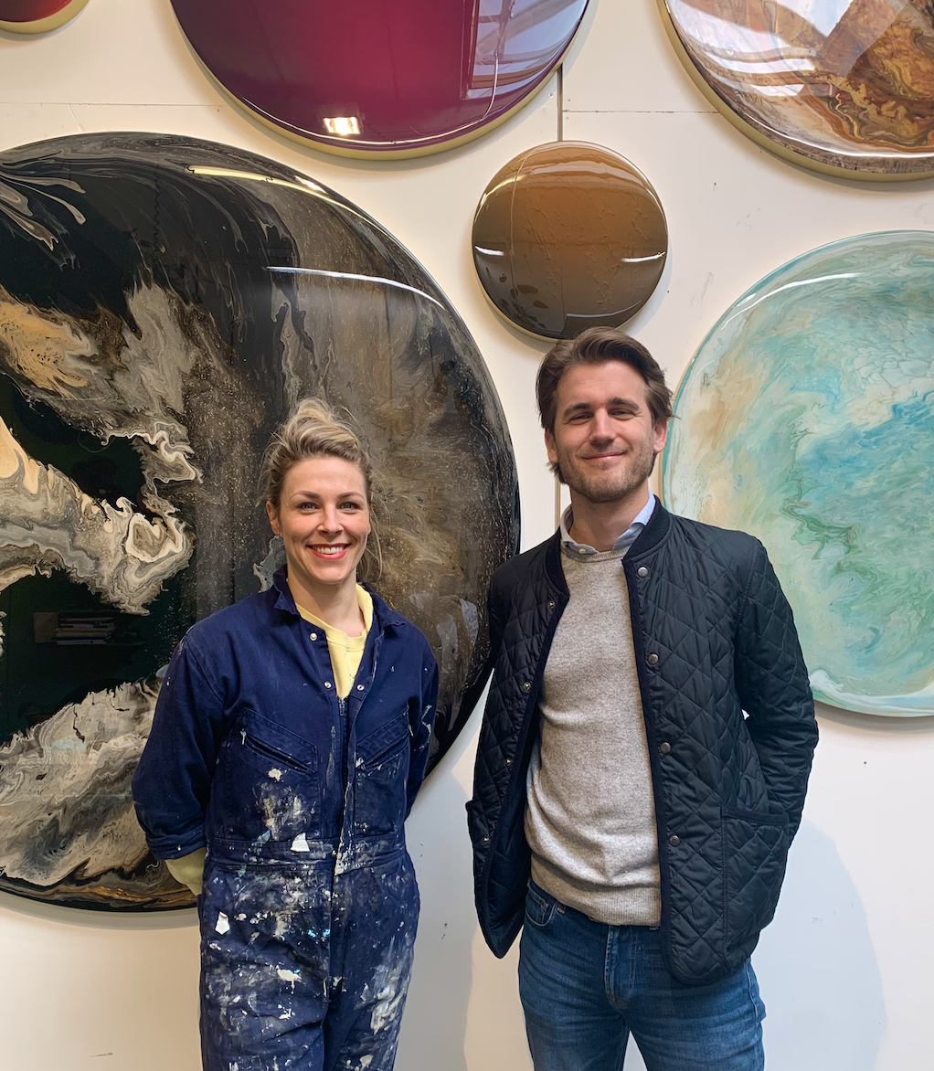 Corine van Voorbergen studio visit Lucas De Dycker Amsterdam
