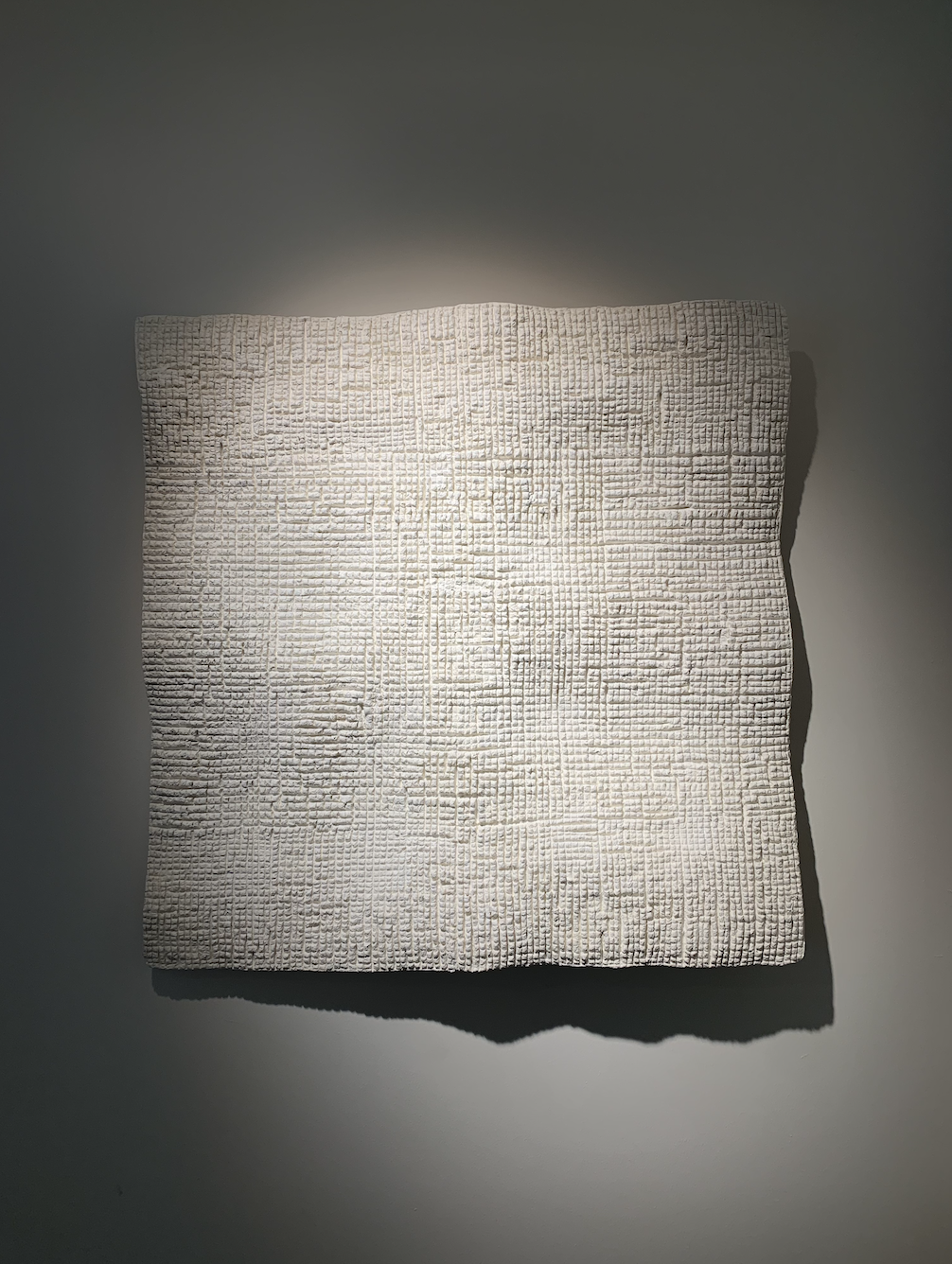 Forwart Gallery Jan Schoonhoven Jr 75 x 75 cm White Wave