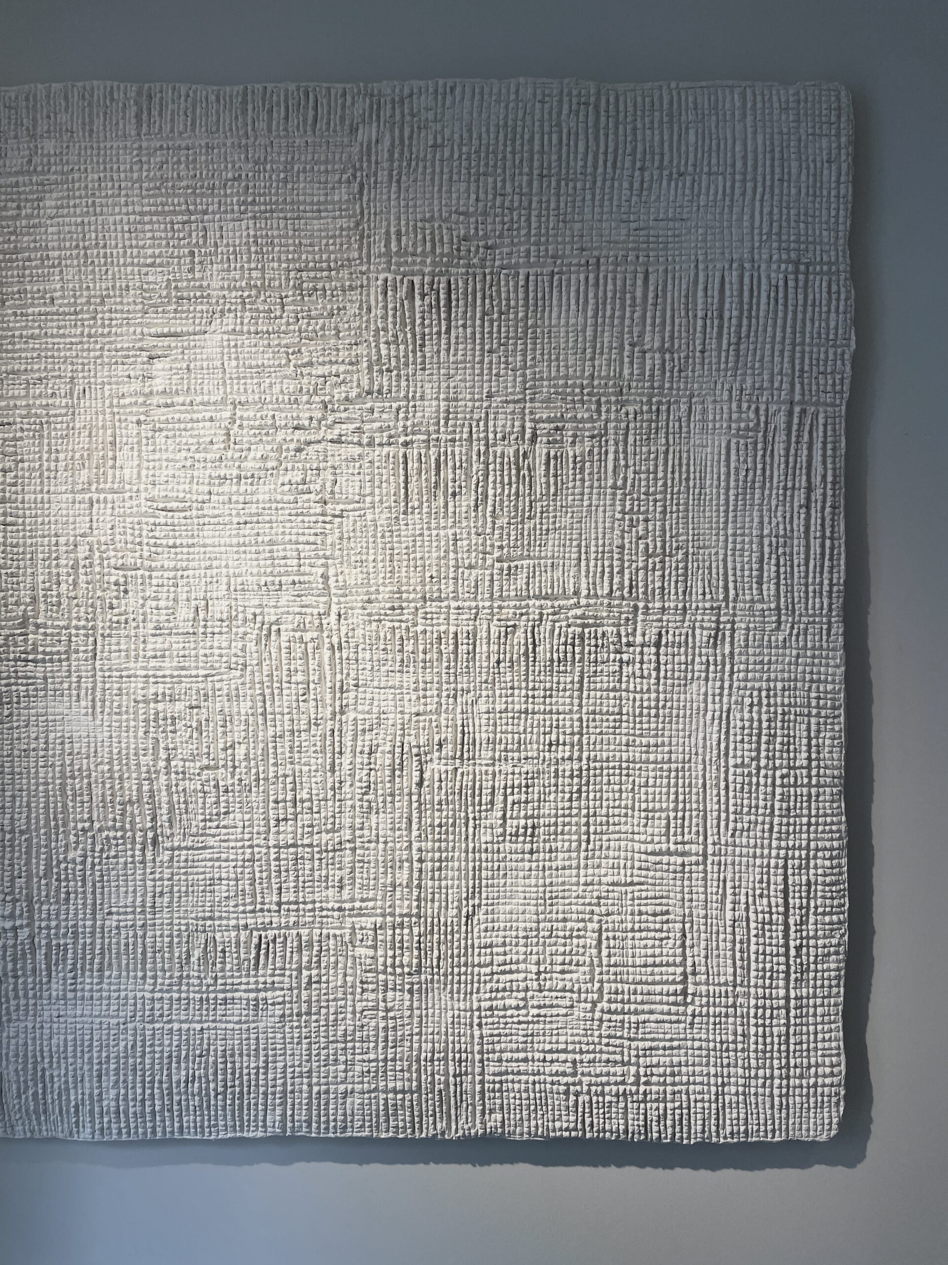 Forwart Gallery Jan Schoonhoven Jr 115 x 115 cm White Wave Detail