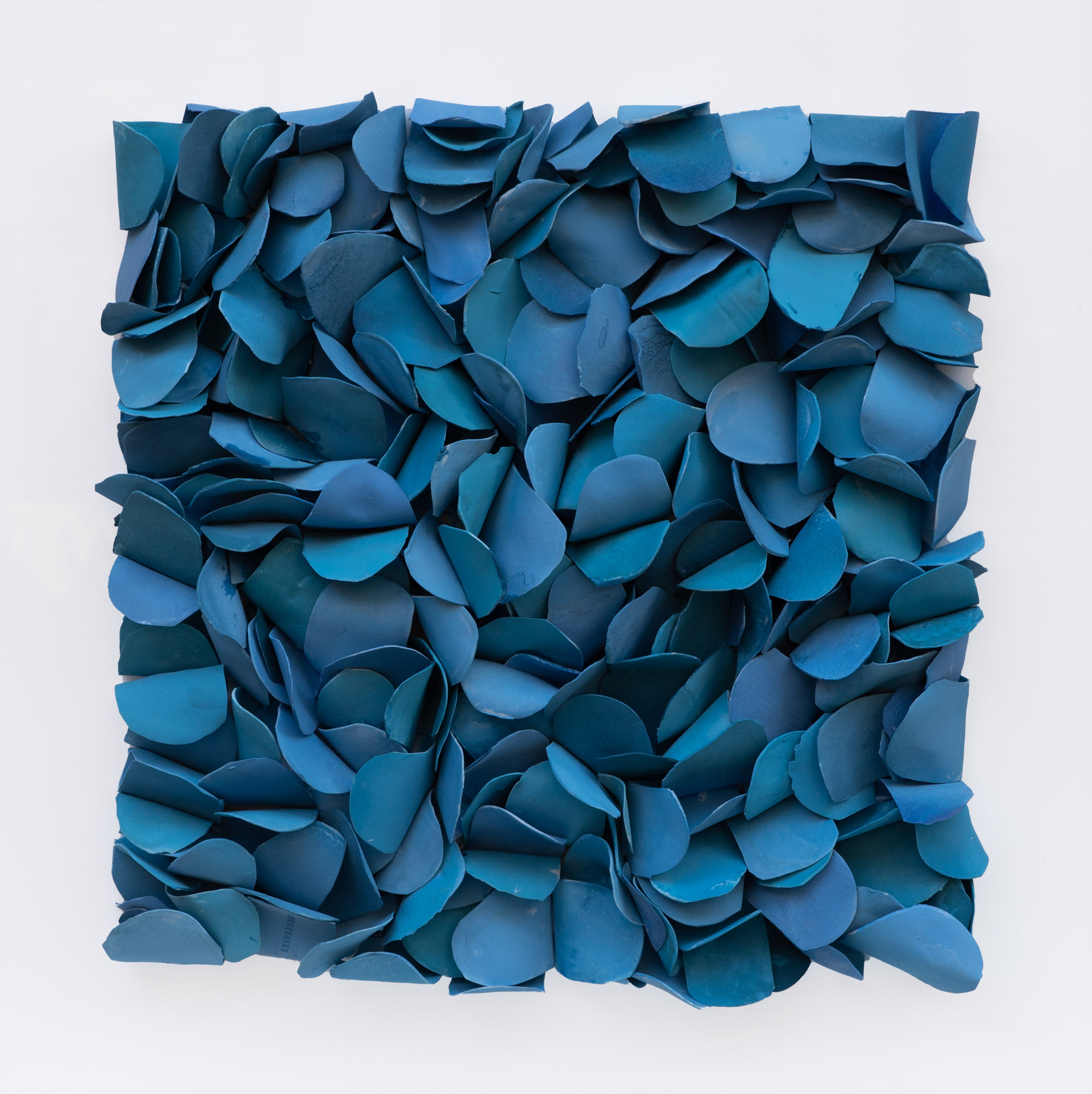 Jeanne Opgenhaffen Endless Growing Blauw 50x50cm 2023 for Forwart Gallery